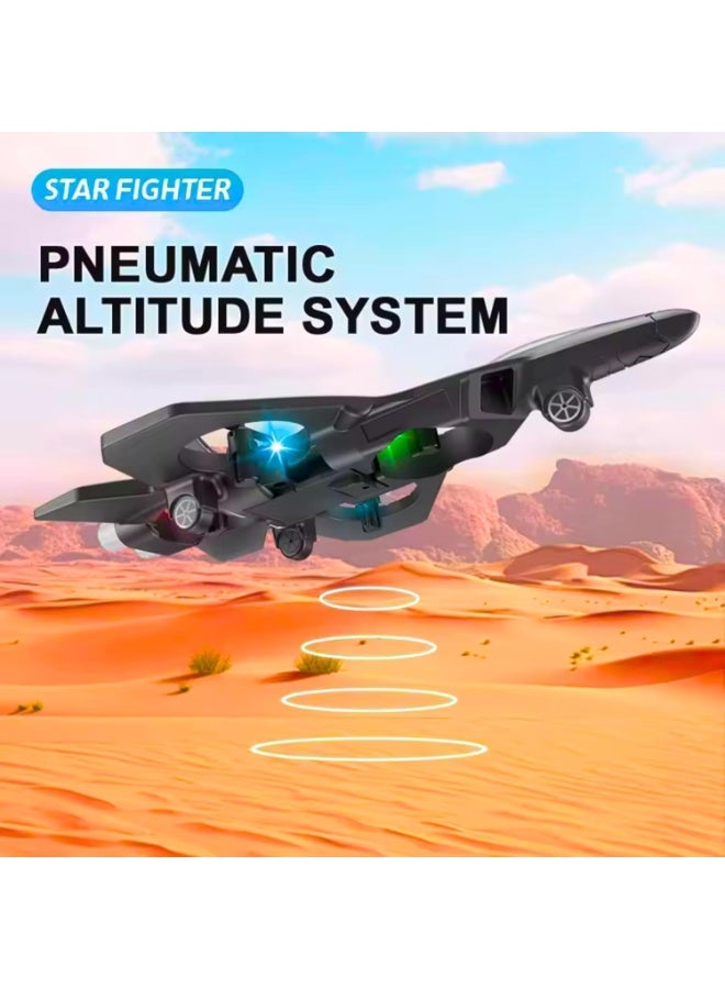 ARGT Star Fighter RC Drone – 2.4GHz Remote Control Jet Plane Quadcopter with LED Lights, 360° Flip, Altitude Hold, EPP Foam Crash Resistant for Kids Boys Adults Beginner Gift UAE - Image 4