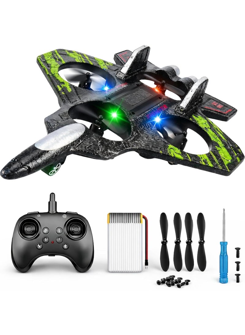 ARGT Star Fighter RC Drone – 2.4GHz Remote Control Jet Plane Quadcopter with LED Lights, 360° Flip, Altitude Hold, EPP Foam Crash Resistant for Kids Boys Adults Beginner Gift UAE - Image 1