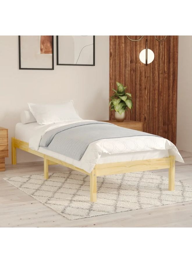 vidaxl vidaXL Bed Frame Solid Wood Pine 90x200 cm  - Image 1