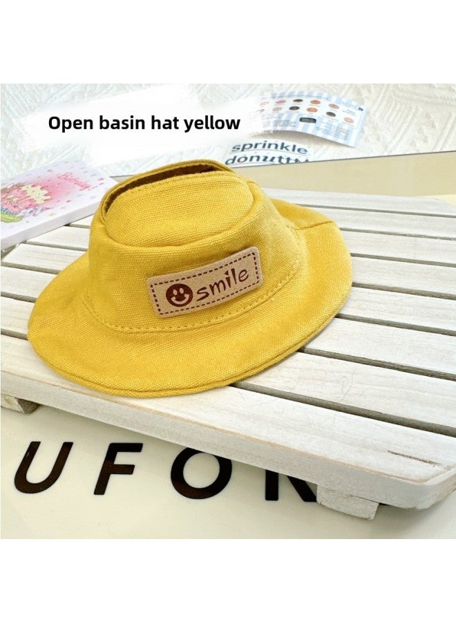 Doll Coat 10cm Cotton Doll Starfish Body Normal Body 15cm Clothes Skirt Year Jumpsuit Collection-Specifications:10cm-color:Open Basin Hat Yellow 10cm - Image 1