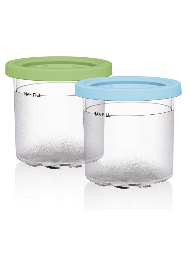 Ice Cream Cup For  Xskplid2cd Pints Suitable For Nc299am C300s Replacement Cup-Capacity:Grey - Image 1