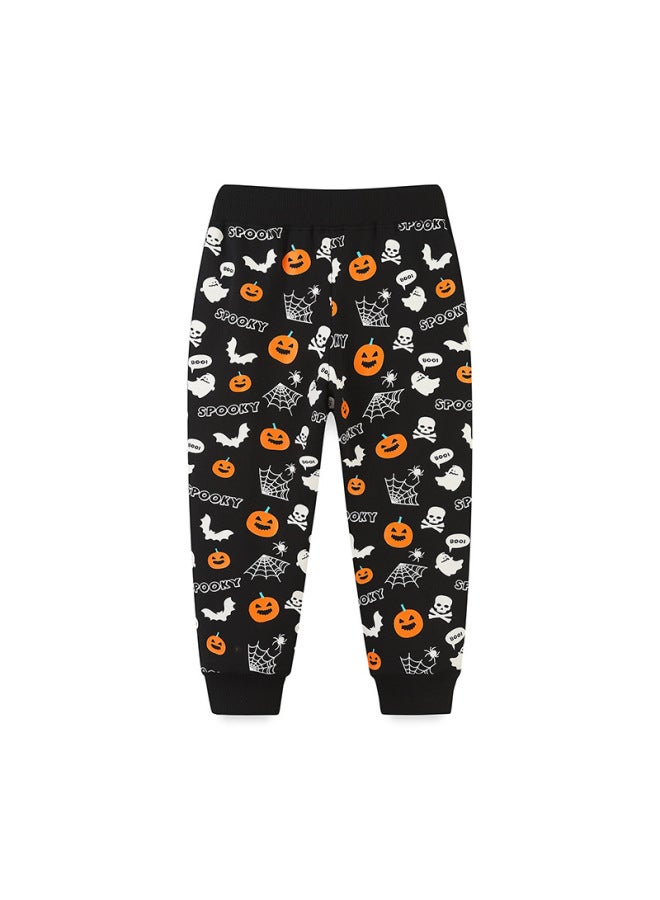 Children's Clothing, Sweatpants, Autumn Halloween Fun Printed Pants, Baby's Outdoor Sports Pants - Image 5