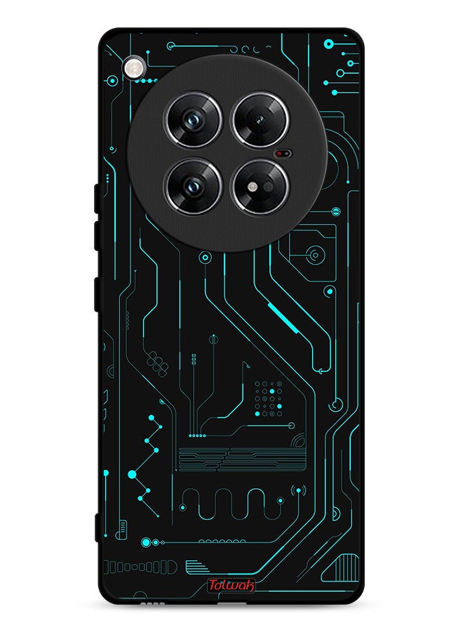 Tolwak Infinix Zero 40 Protective Case Cover Digital Art Circuits Minimalism Multiple Display - Image 1