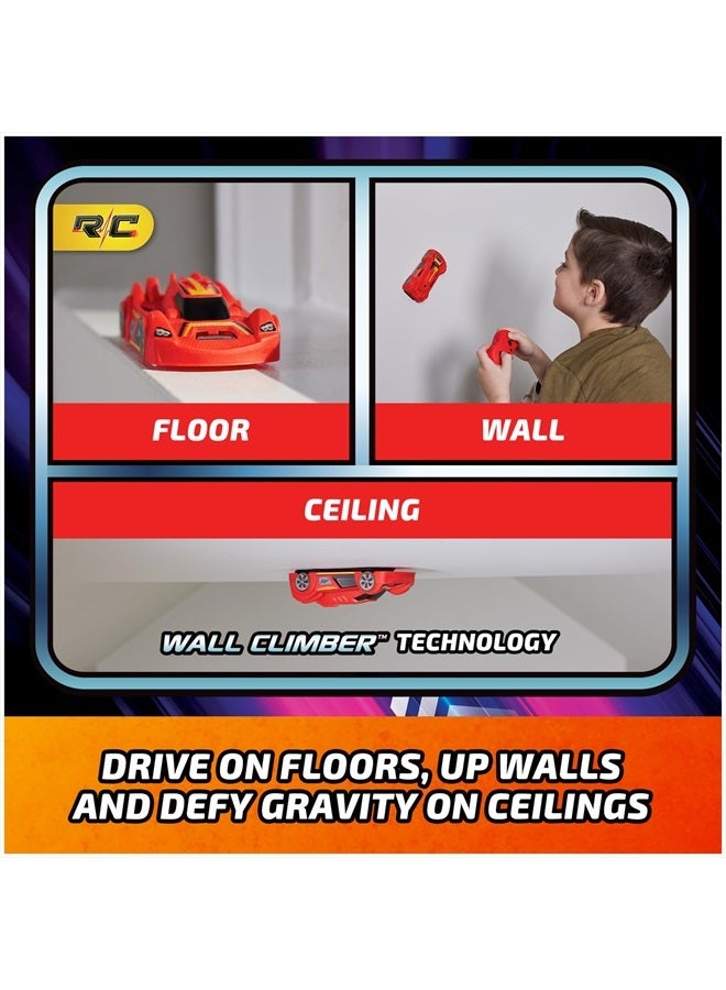 Air Hogs , Zero Gravity Sprint RC Car Wall Climber, Red USB Micro B Rechargeable Indoor Wall Racer, Over 4-Inches, Kids Toys for Kids Ages 4 and up - Image 2