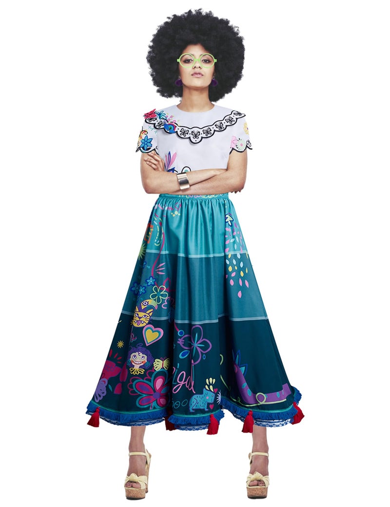 Angelaicos Womens Blue Dress Halloween Cosplay Party Costume Outfit (Small) - Image 2