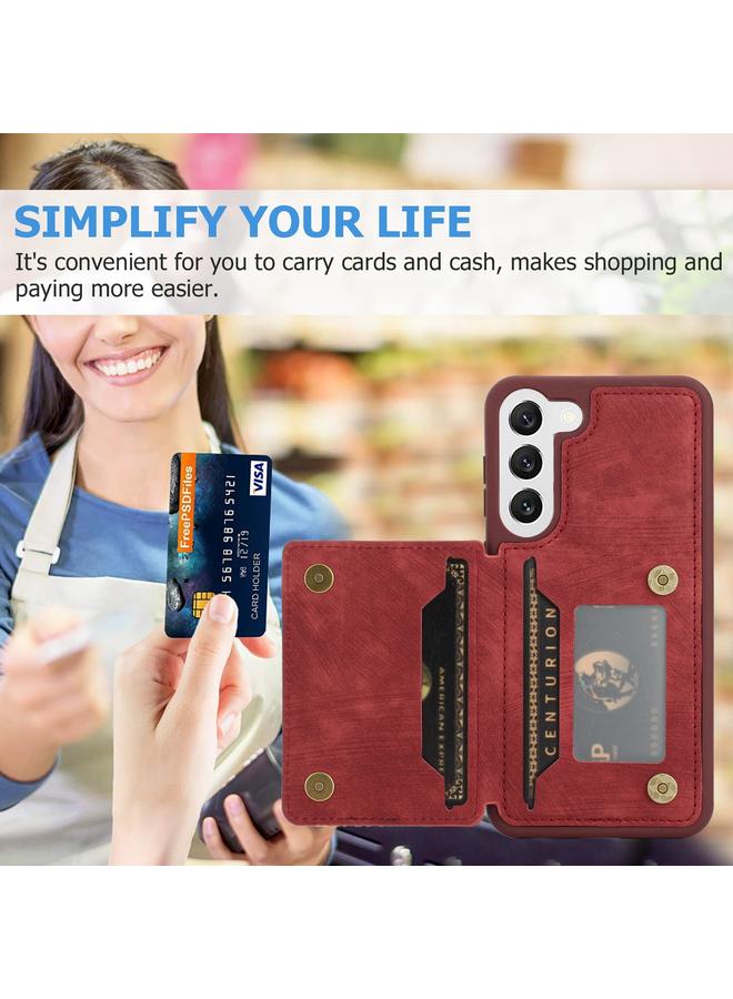 اس-توب جراب لهاتف Samsung Galaxy S21 5G Dream غطاء خلفي مغناطيسي مع محفظة للبطاقات - Image 3