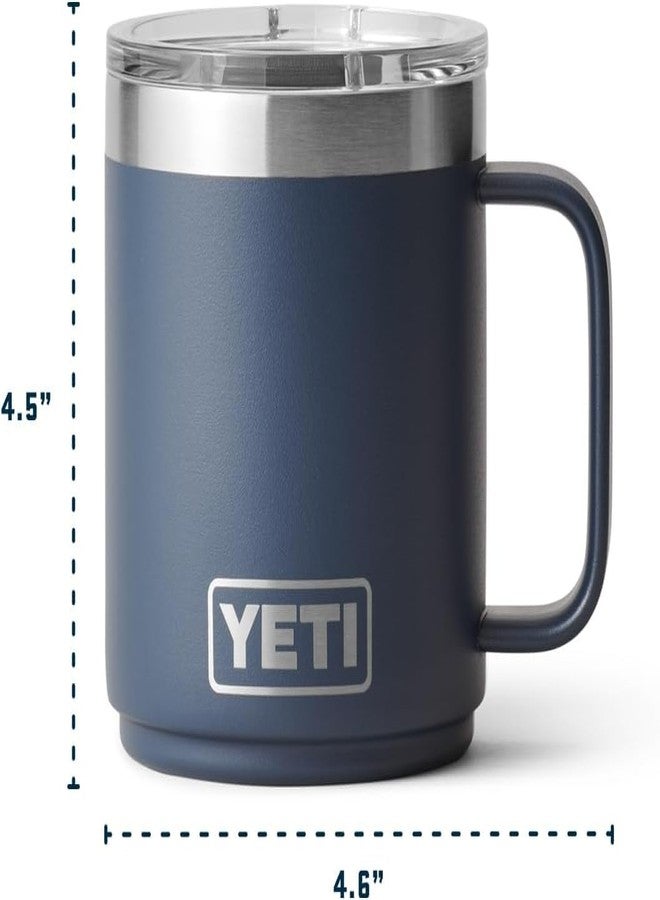 YETI Rambler 10 oz Ceramic Lined Stackable Mug, Vacuum Insulated, Stainless Steel with MagSlider Lid, Ridgeline - Image 4