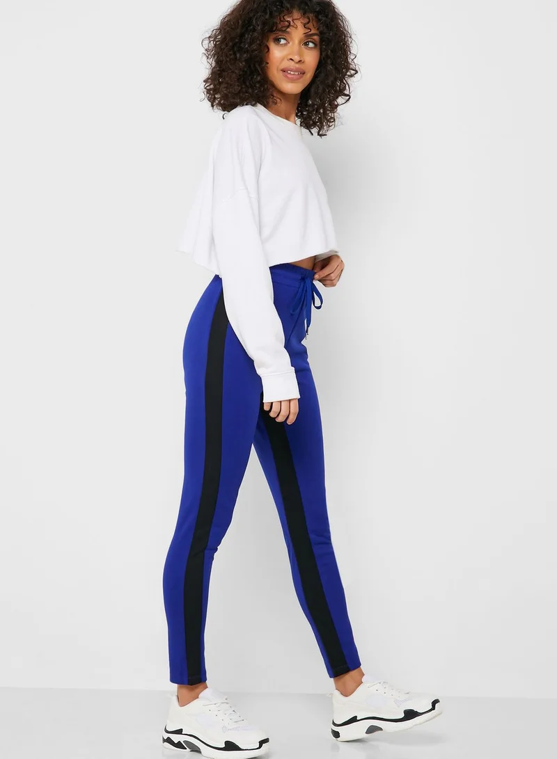 FOREVER 21 Side Stripe Joggers