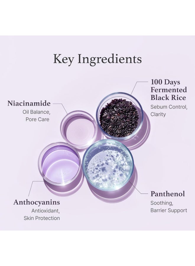 I'M FROM Black Rice Toner for Oily Skin, Sebum Control Toner, Lightweight, Niacinamide, Panthenol, Fragrance Free, Korean Skin Care, 150ml, 5.07 fl.oz - Image 5