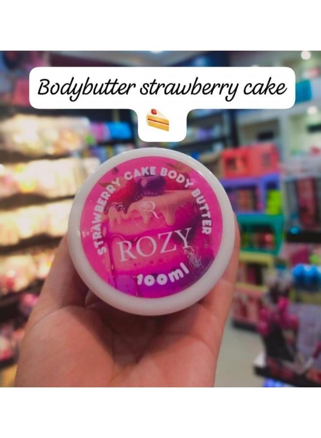 ROZY Bikini Butter Strawberry cake body butter 100 ML - Image 2