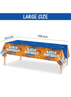 Tatuo Dart Battle Tablecloth Dart Battle Table Cover Gun Game Themed Rectangle Plastic Table Cover Dart Battle Party Supply for Gunfight Game Theme Party Birthday Party, 54 x 108 Inches (3 Pieces)  - Image 5