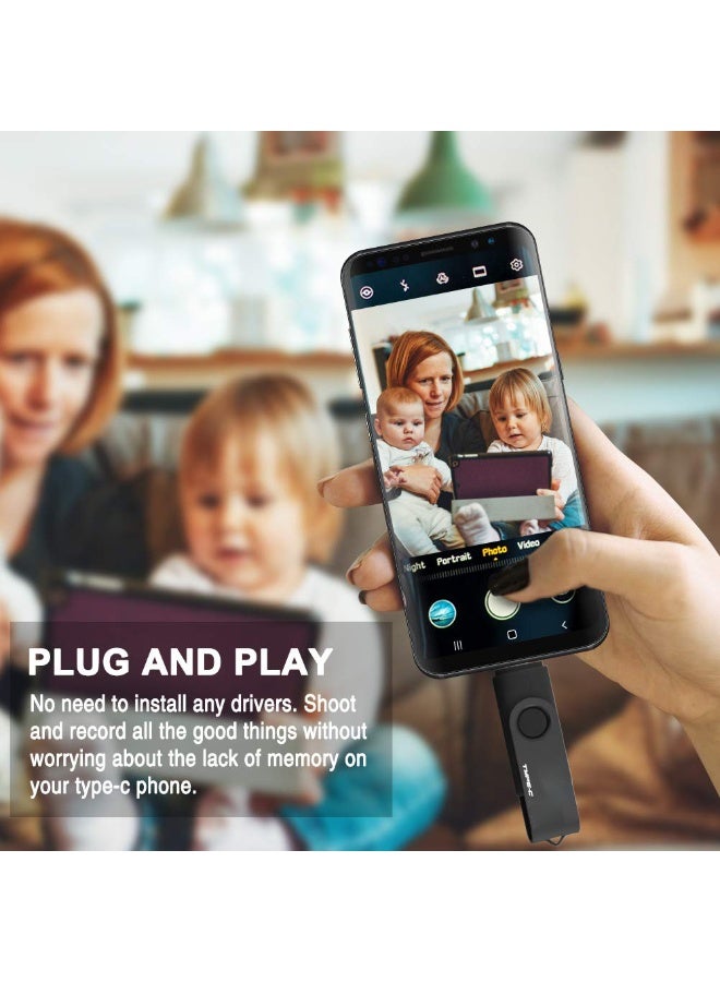 2TB USB Type-C Flash Drive, 2000GB USB-C 3.0 Memory Stick Jump Drive 2 in 1 for Android Smartphones, MacBook, Tablets, PC - Image 3