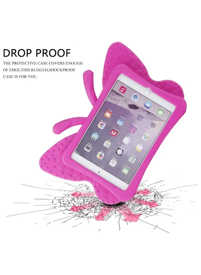 iPad Mini Case for Girls, Butterfly Shape Shock proof Kid-proof Durable EVA Foam Super Protection Tablet Case Cover for Apple iPad mini 1/2/3/4 - Image 5