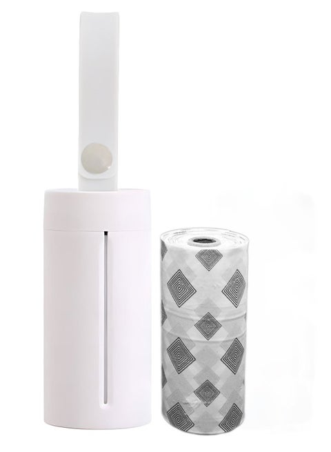 Diaper Disposal Bag Dispenser with 2 Biodegradable Garbage Bag Rolls