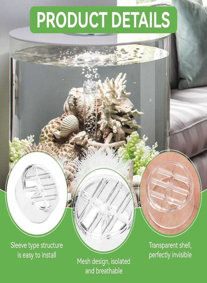 Nbbiww Bubble Tube Guard for biOrb, Acrylic Cover for Aquariums Bubble Tube, Transparent Bubble Accessories for biOrb Aquarium Fish Tanks, Keeps Objects, Fish, Snails, Shrimp Out of Filter, 2PCS - Image 4