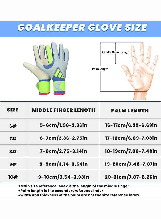 AACHEN Football Training Professional Pro Fingersave Goalkeeper Gloves - Image 2