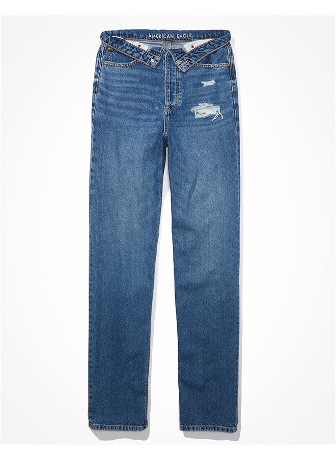 American Eagle - AE Highest Waist Baggy Straight Jean - Image 1