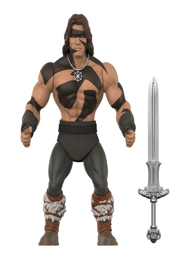 Super7 Conan The Barbarian Vintage Figures Wave 02 - Conan (War Paint) Action Figure - Image 2