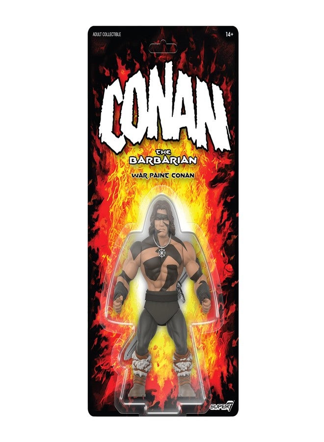 Super7 Conan The Barbarian Vintage Figures Wave 02 - Conan (War Paint) Action Figure - Image 1