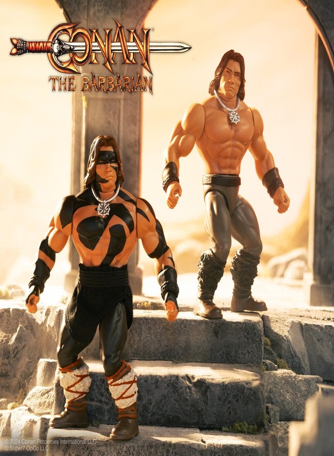 Super7 Conan The Barbarian Vintage Figures Wave 02 - Conan (War Paint) Action Figure - Image 5
