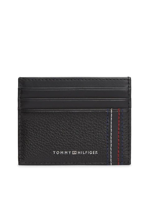 Logo Leather Credit Card Holder