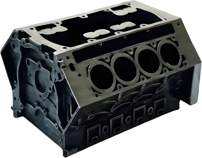 Engine Block Desk Organizer, Metal Cylinder Body Pen Holder and Decor, Car Styling, Mechanical Gift - Image 1