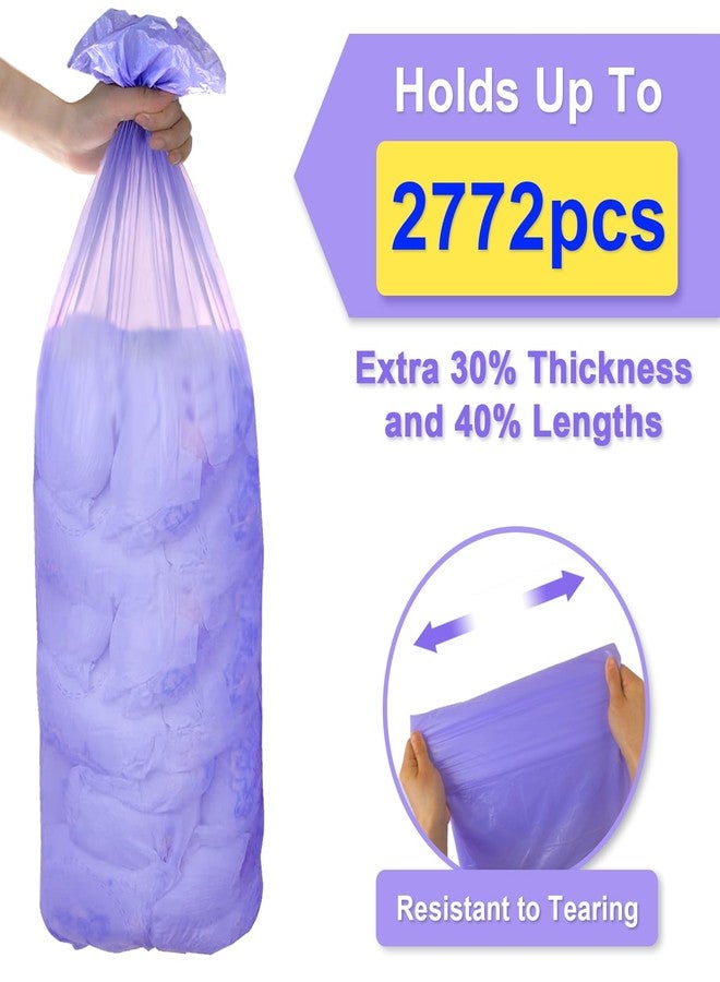 Landtaix Diaper Pail Refill Bags Fits Dekor Classic 4 Pack for 2772 Diapers - Image 4