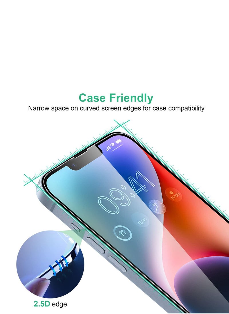 BORTONY Pack of 2 Screen Protector Compatible with 14 Plus/13 Pro Max 6.7" Tempered Glass 9H Hardness [HD Clear] [Anti-Scratch] [Bubble Free] For Apple iPhone 14 Plus/13 Pro Max  - Image 3