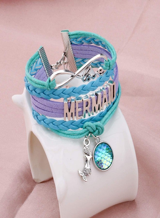 HOLLP Mermaid Infinity Lover Bracelet Mermaid Jewelry Beach Jewelry Mermaid Gifts(Mermaid Bracelet) - Image 3