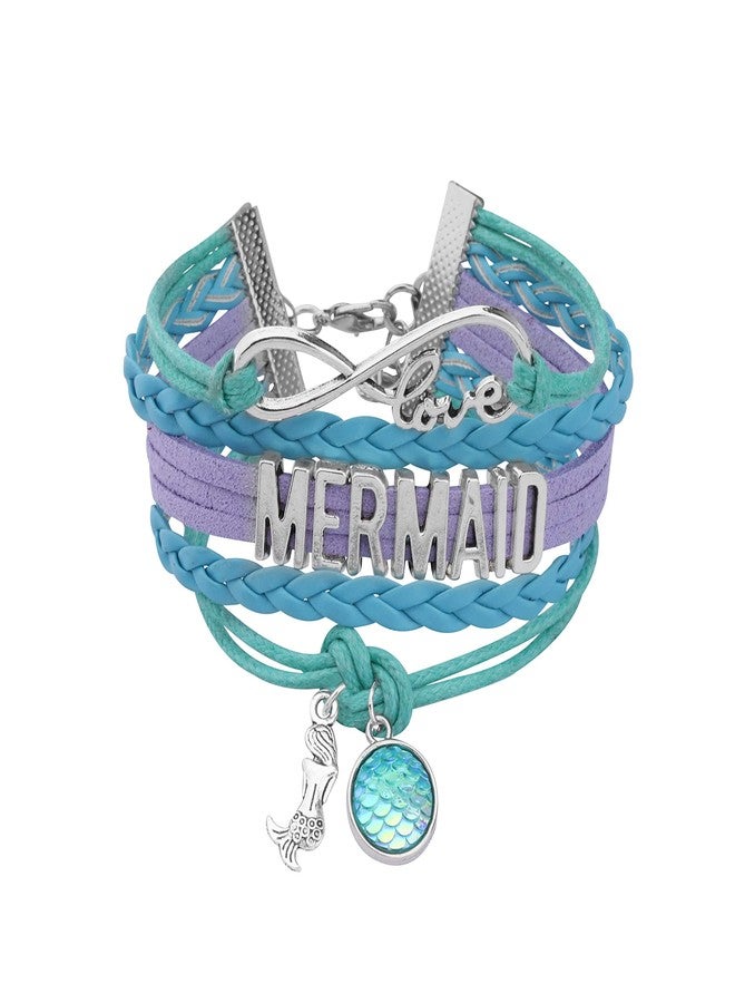 HOLLP Mermaid Infinity Lover Bracelet Mermaid Jewelry Beach Jewelry Mermaid Gifts(Mermaid Bracelet) - Image 1