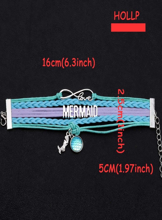 HOLLP Mermaid Infinity Lover Bracelet Mermaid Jewelry Beach Jewelry Mermaid Gifts(Mermaid Bracelet) - Image 2