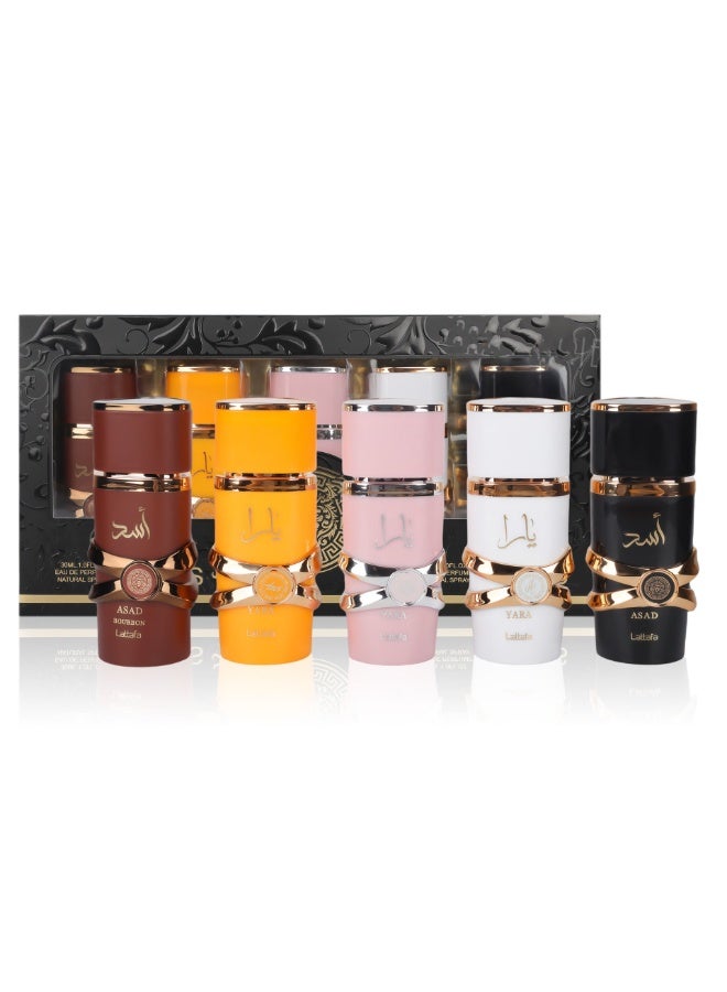 Lattafa Yara And Asad 5-piece Gift Set - Image 1
