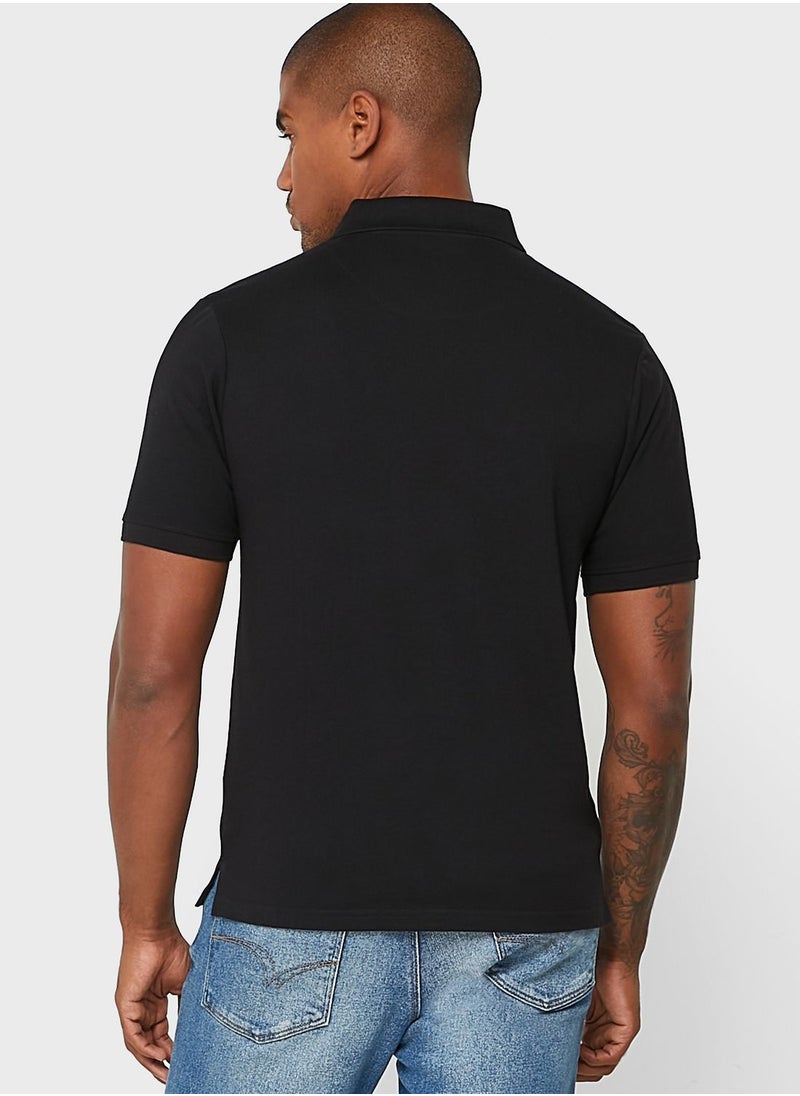 Seventy Five Tape Detail Polo Shirt  - Image 2