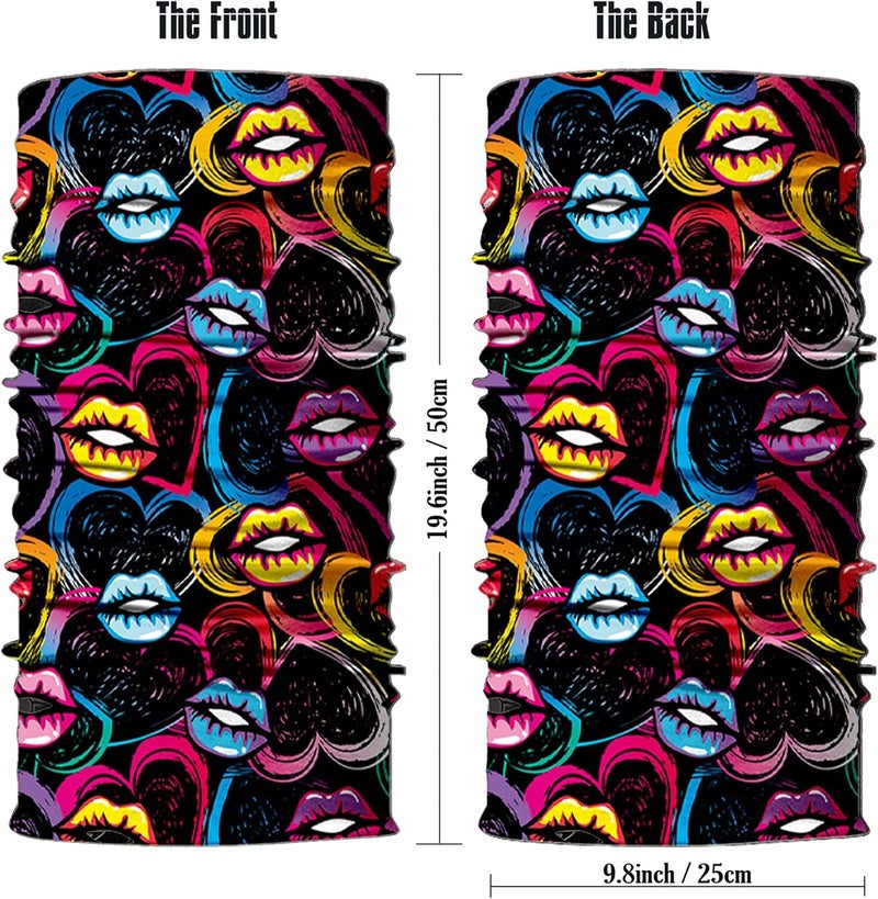 Obacle Skull Face Mask for Women Dust Wind Sun Protection Rave Festival Riding - Image 3