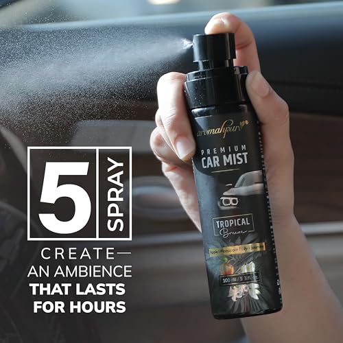 Aromahpure Premium Car Mist | Tropical Breeze | 100ml | Car Spray Perfume | Luxury Car Perfume | 800 + Sprays | Air Perfume, IFRA certified - Image 5