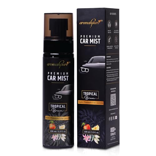 Aromahpure Premium Car Mist | Tropical Breeze | 100ml | Car Spray Perfume | Luxury Car Perfume | 800 + Sprays | Air Perfume, IFRA certified - Image 1