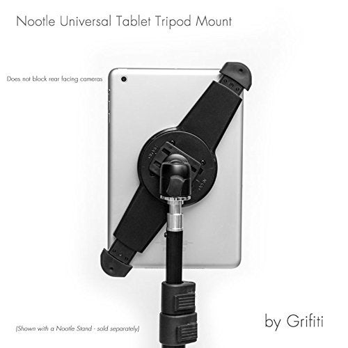 GRIFITI Nootle Universal Tablet Tripod Monopod Adjustable Mount for All 7 to 11 Inch Tablets 1/4 20 Threaded Connector for Small to Standard iPads, iPad Pro, and Other Tablets Holder Attachment - Image 4
