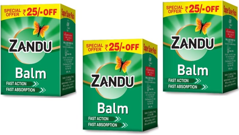 Zandu Balm Pack of 3 (25 ml each) - Image 1