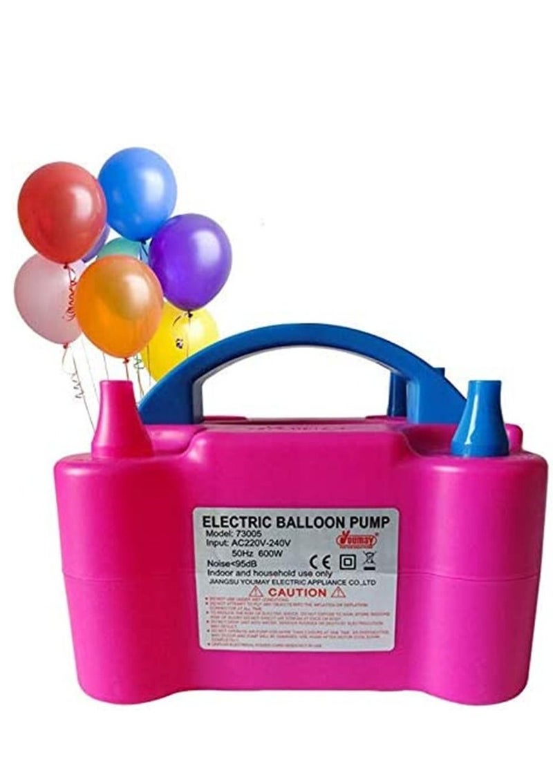 Mike Music Two Nozzles High Power Electric Balloon Inflator Air Pump For Wedding Party Multi Color Foil30  - Image 1