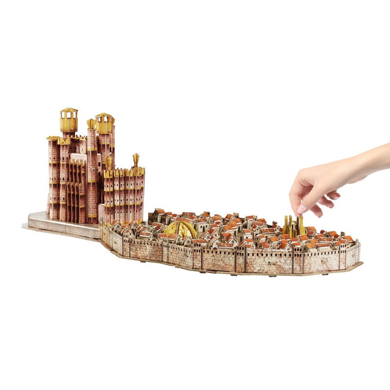 4D Cityscape Game of Thrones GoT 3D Puzzle of Kings Landing 260Piece - Image 2