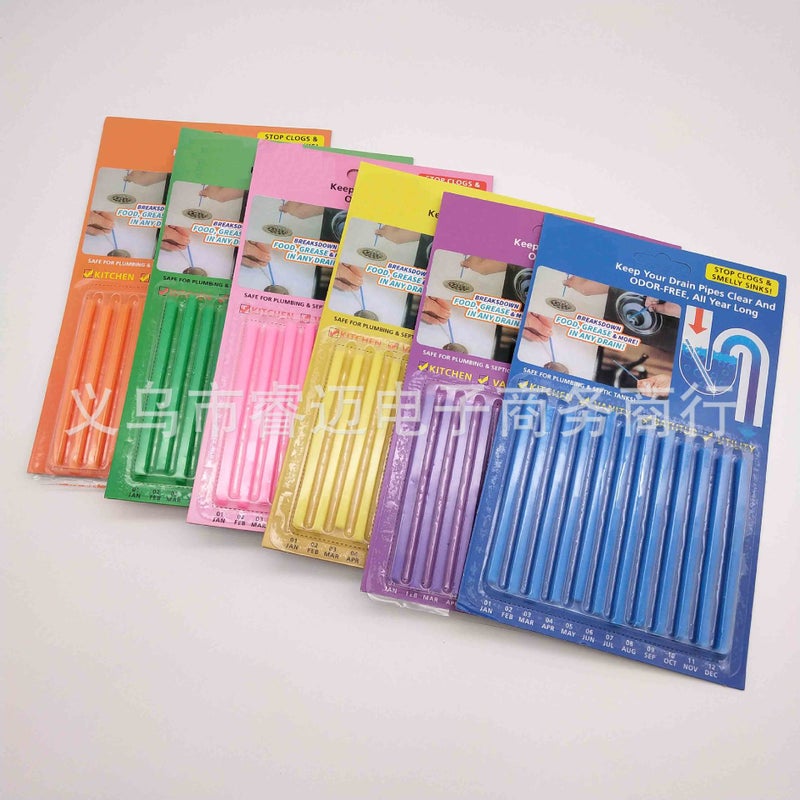 Decontamination Stick Sewer Pipe Cleaning Stick Deodorization And Odor Dredging Strip Decontamination Stick Deodorization Stick Floor Drain Dredging - Image 5