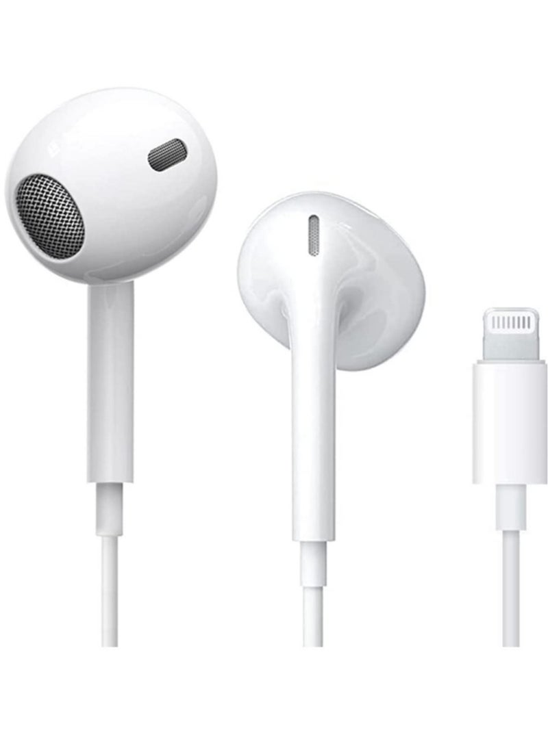 ELTRAZONE - Lightning Headphone Wired for iPhone 13 [Apple MFi Certified] Built-in Microphone & Volume Control, in-Ear Stereo Headset Compatible with iPhone 13 Mini/SE/12 Pro/12Pro Max/11/X/8 7-All iOS System - Image 1