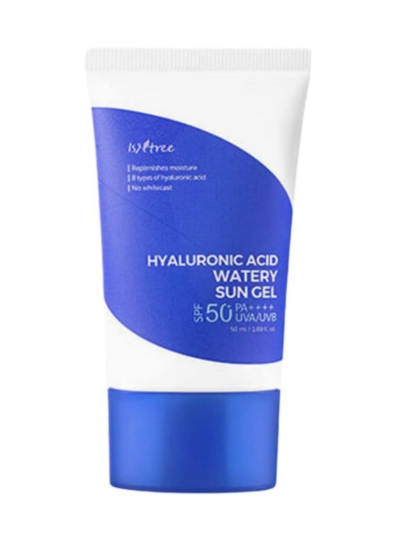 ISNTREE RADIATION PROTECTION: Isnttree Hydrating Sunscreen Gel Infused with Eight Types of Hyaluronic Acid, SPF, SPF, UVA, UVB and Broad Spectrum - Image 1