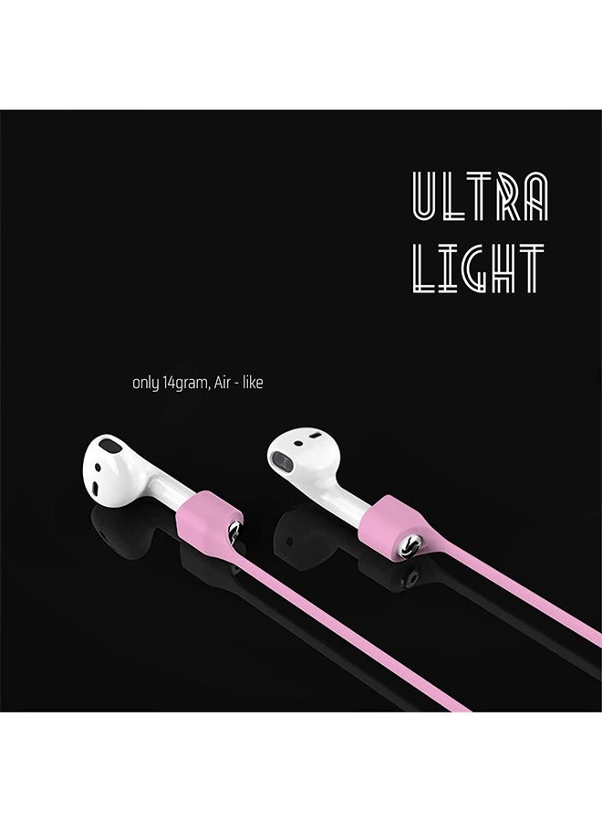 4 Pcs AirPods Strap 55cm, Soft Silicone Anti Lost Cord Silicone Sports Lanyard, Sports Lanyard and Ear Hook for Wireless Bluetooth Earphone (Colorful) - Image 5