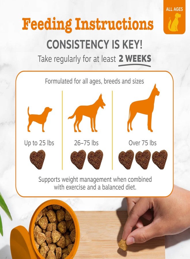 Zesty Paws Weight Management Bites for Dogs - Veterinarian Formulated - Metabolism & Appetite Control - L-Carnitine, Fiber, Postbiotics & B Vitamins - Healthy Weight Dog Supplement - 90 Count - Image 5