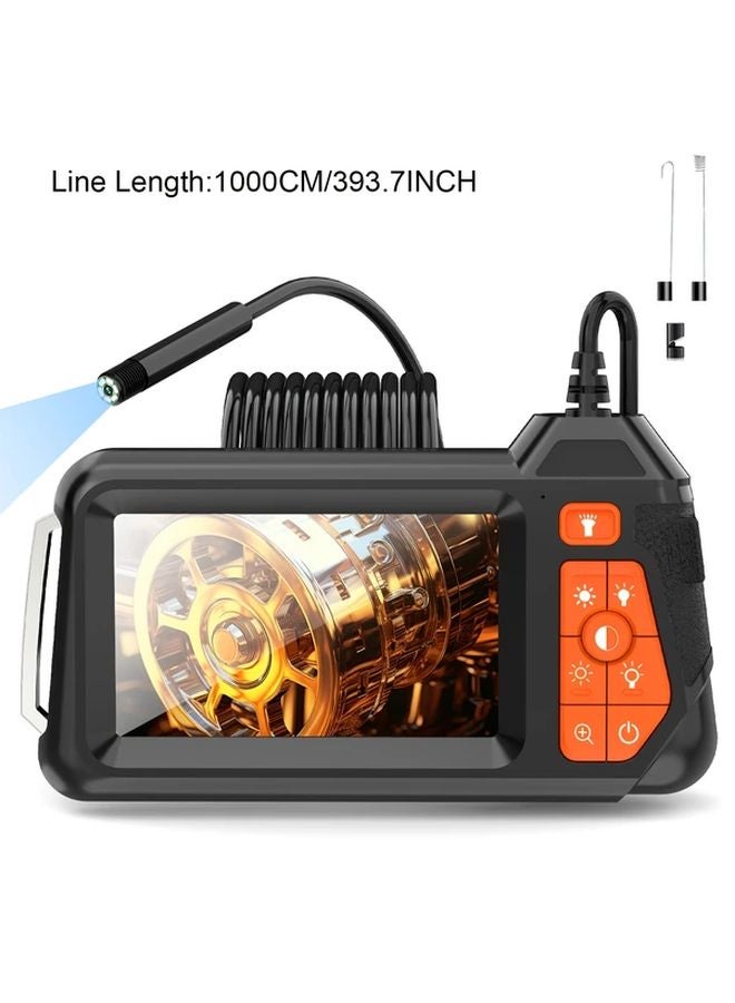 عدسة 5 مم، كاميرا منظار 10 ميجابكسل بشاشة LCD 4.3 بوصة، ارتفاع قابل للتعديل لإصلاح السيارات والمنزل - Image 1