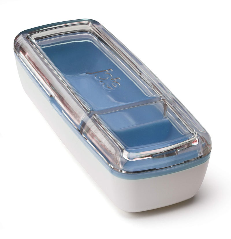 Joie MSC Joie Snack On The Go Divided Container  Two Compartment Storage Box Keeps Foods Separate  Leakproof and Airtight  Ideal for Veggies and Dip or Cheese and Crackers  Colors May Vary - Image 3