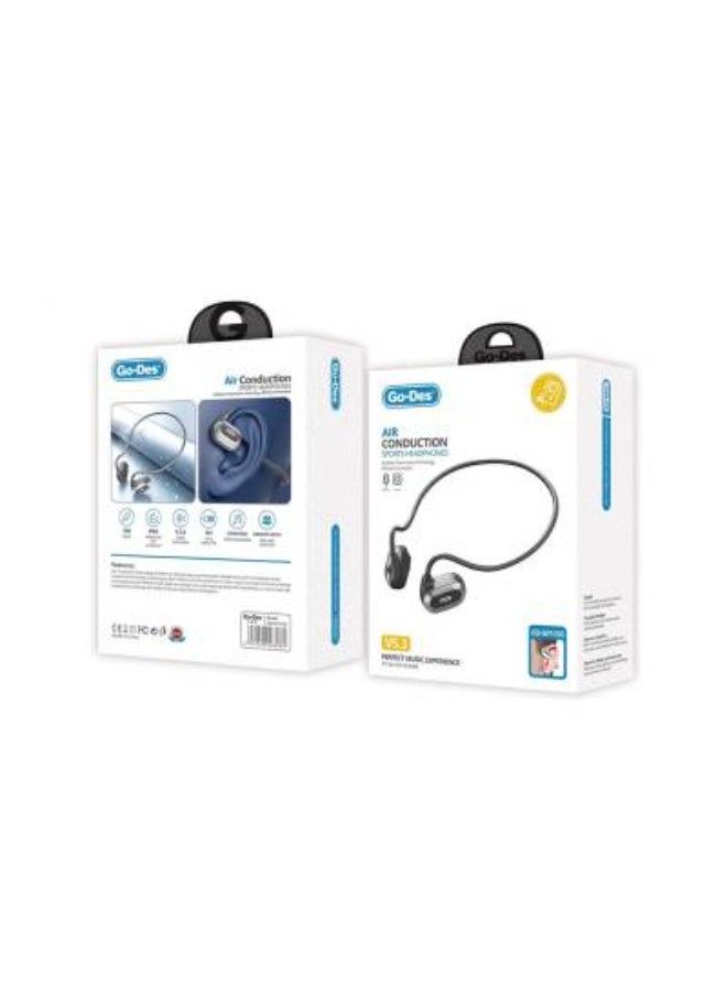 GO-DES Go Des GD-EP1030 Waterproof Neck Strap Athlete Bluetooth Headset with Air Conduction Technology 1200mAh  - Image 2