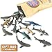 Yeonhatoys 20 PCS Mini Rubber Shark Toy Figure Super Stretches Bath Toy Set Material TPR Ocean Sea Animal Floating Bathtub Toy Party Favors Realistic Shark Dolphin Whale Toy - Image 4
