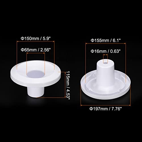 MECCANIXITY Water Dispenser Replacement Parts,197mm OD Water Cooler Parts Smart Seat Water Guard Assembly - Image 2